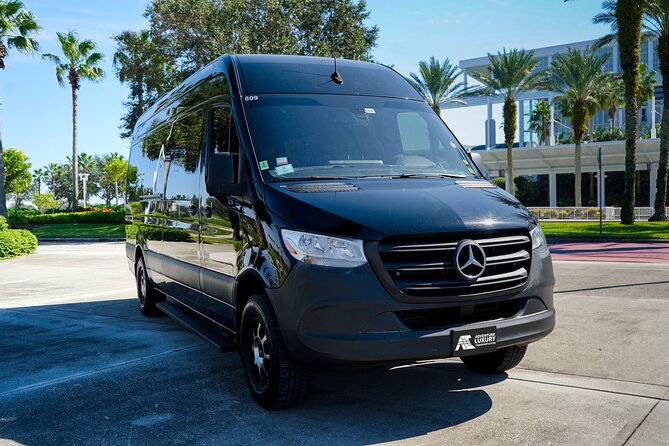 14 Pax Van Port Transfer TO or FROM Orlando International Airport - Quick highlights