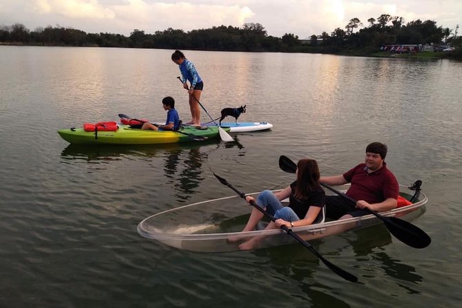 2-Hour Clear Kayak and Paddleboard(SUP) Rental in Orlando - FAQ