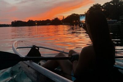 Clear Kayak Sunset Tour through The Winter Park Chain of Lakes - Meet at 410 Ollie Ave: Quick start, mobile ticket, real-world timing