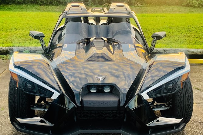 Full-Day (8 hour) Polaris Slingshot Adventure Rental for up to TWO people - Price and what you really pay: $300 for two, then plan for add-ons