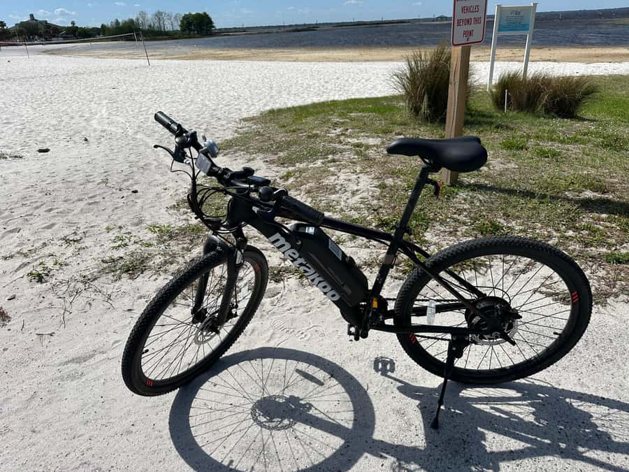 Kissimmee: 4-Hour All Electric Mountain Bike Lakefront Tour - St. Cloud downtown: shops, ice cream, and a movie option