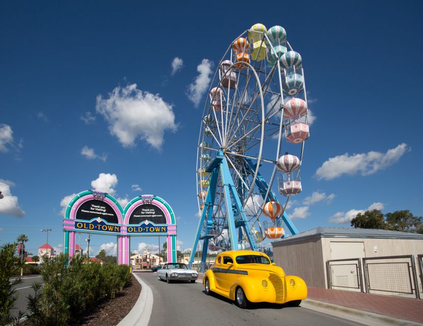 Kissimmee: Old Town Ferris Wheel, Attractions, and Dinner - The Old Town Ferris Wheel: 18 gondolas and views over Kissimmee and Orlando