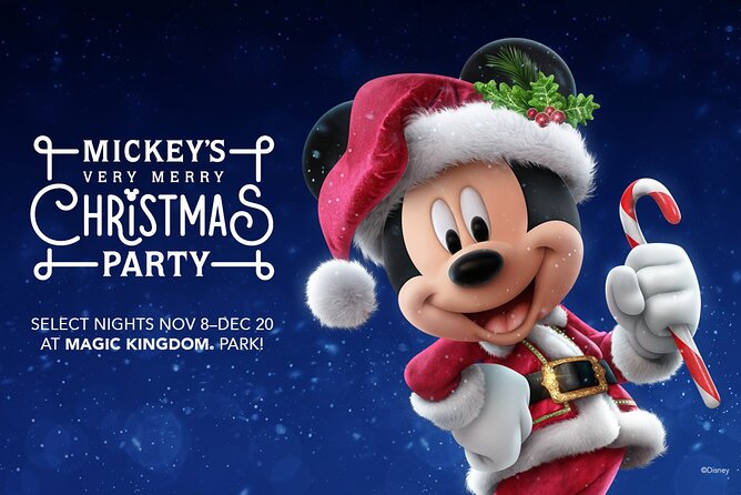 Mickey's Very Merry Christmas Party at the Magic Kingdom - Character greeting experiences and holiday treats