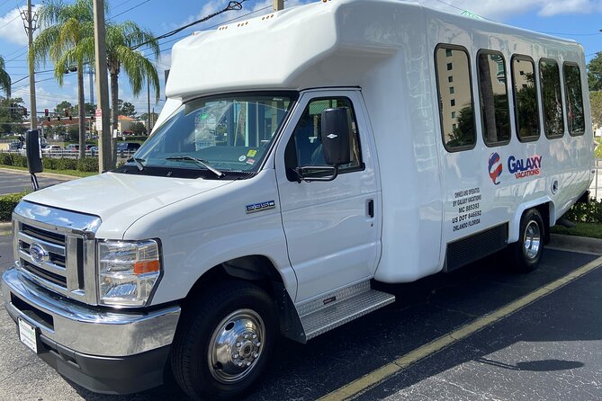 Orlando Airport MCO Shuttle to Lake Buena Vista Resort Area - Inside the minibus: comfort, WiFi, and luggage rules