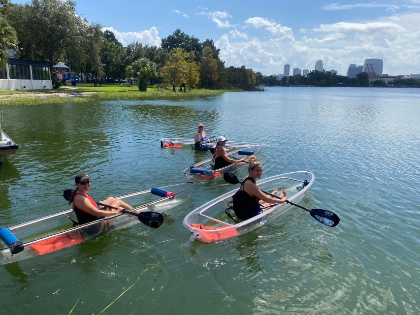 Orlando: Clear Kayak and Paddleboard 2-Hour Rental - Lake Ivanhoe from the water: why the clear paddle view is the point
