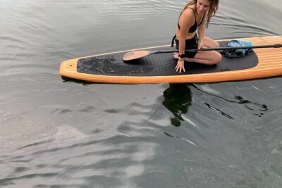 Orlando Manatee and Olde Florida History Adventure Tour - SUP and kayak setup: Three Brothers gear, paddles, and life vests