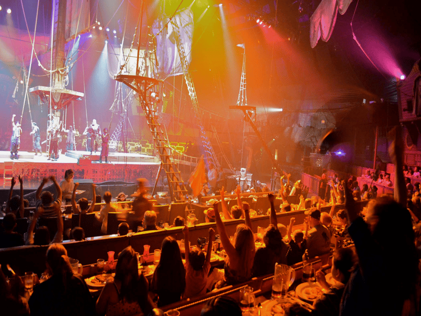 Orlando: Pirates Adventure Dinner Show with Drinks - Dinner on the Move: Your 3-Course Meal and Unlimited Soft Drinks