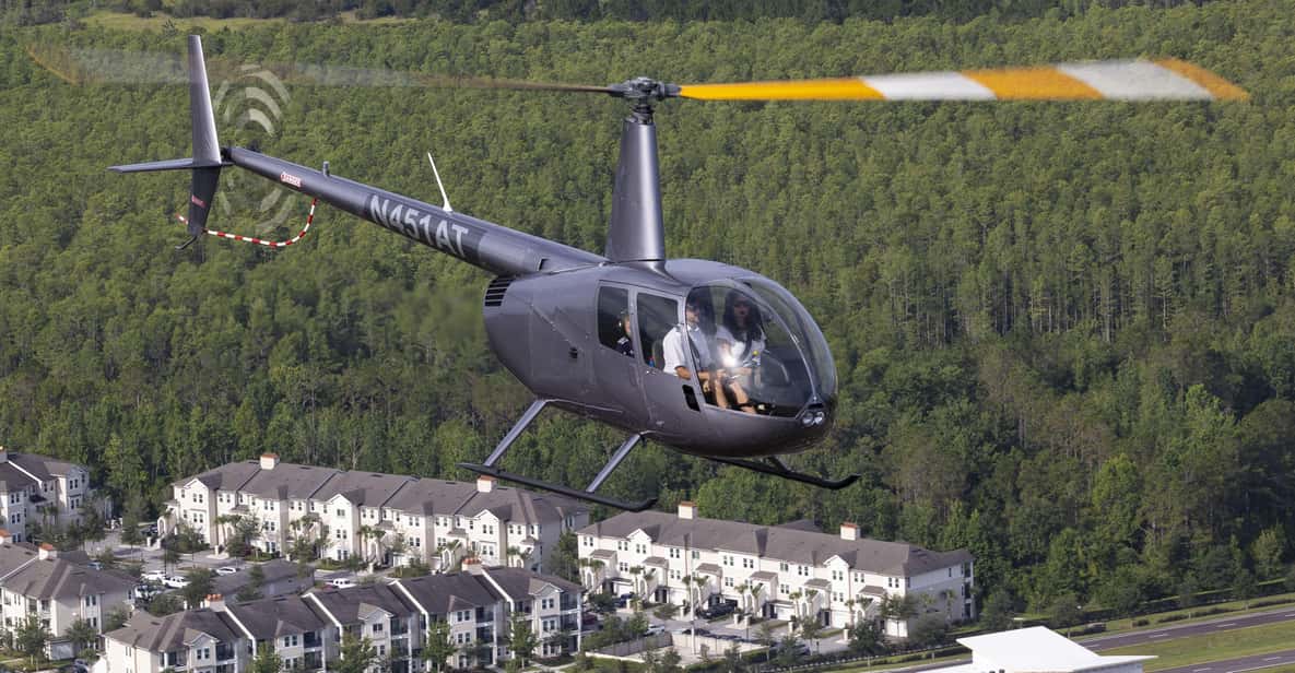 Orlando: Private Helicopter Tour (16 miles) - A private helicopter ride that’s built for clear views