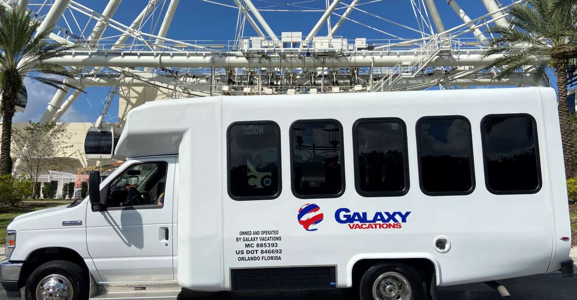 Orlando: Shuttle Service from MCO Airport to Disney Hotels - Finding the Galaxy Vacations Mini Bus at MCO (Terminal B, Sport B-15)
