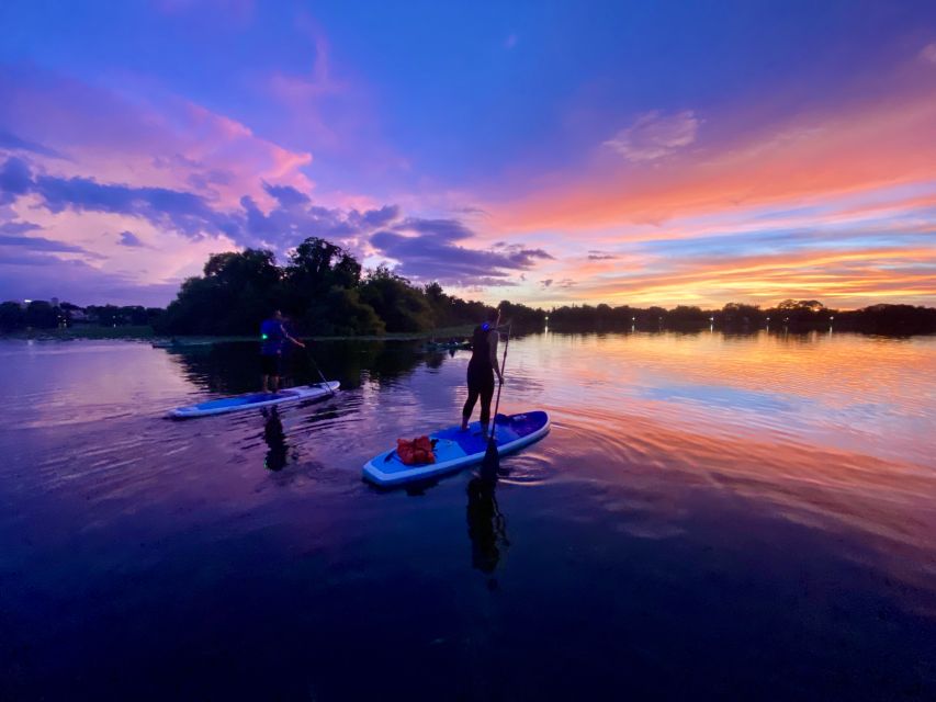 Orlando: Sunset Clear Kayak or Paddleboard in Paradise Tour - Sunset on Lake Ivanhoe feels like Orlando finally slows down