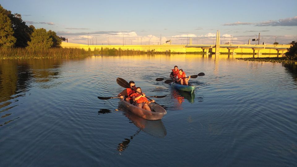 Orlando: Sunset Clear Kayak or Paddleboard in Paradise Tour - Who this fits best: couples, families, groups, and even dogs