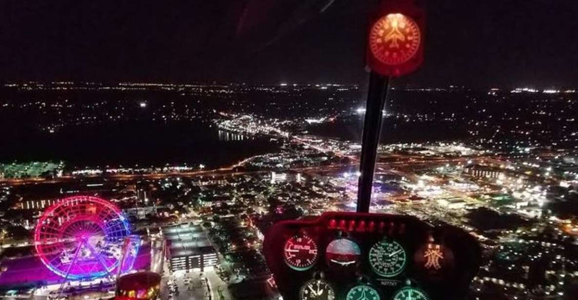 Orlando: Theme Parks After-Hours Helicopter Flight - Orlando at night from above: why this is a different kind of theme-park day