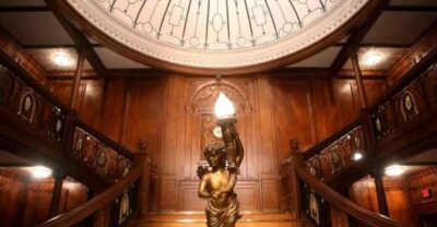 Orlando: Titanic Artifact Exhibition Ticket - Grand Staircase and First-Class Suite recreations: the scale lesson