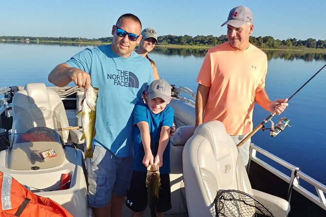 Private Pontoon Fishing Charter on Lake Tohopekaliga in FL - Wildlife spotting on Lake Toho: eagles and alligators without the hype