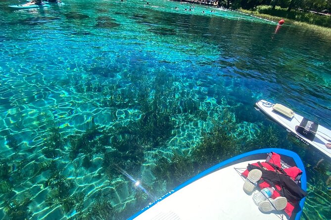 Rainbow Springs Electric Paddle Tour - What you actually get: board, motor kit, and life jacket