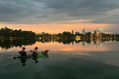 Sunset Clear Kayak or Paddleboard in Orlando - Choosing Your Vessel: Clear Paddleboard or a Two-Person Kayak