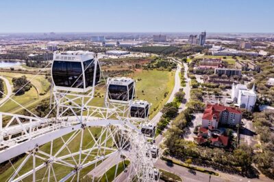 The Orlando Eye Admission Ticket at ICON Park - The Orlando Eye ride itself: 400 feet up, AC comfort, and spotting Orlando